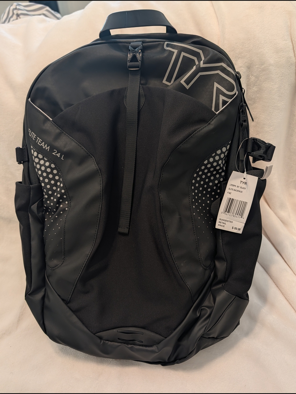 TYR Elite Team 24L Black Men's Backpack